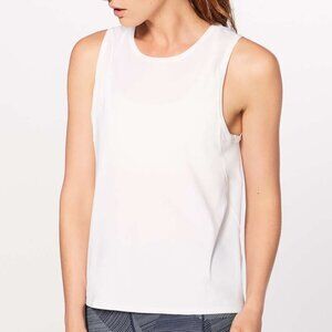 Lululemon Athletica Women's Run On Tank Top in White (9/2017 Release)